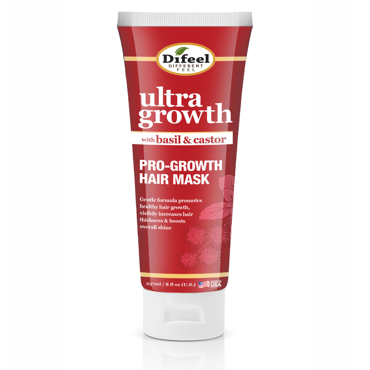 Difeel(Sunflower)  Ultra Growth Basil & Castor Oil Pro-Growth Hair Mask (12oz)