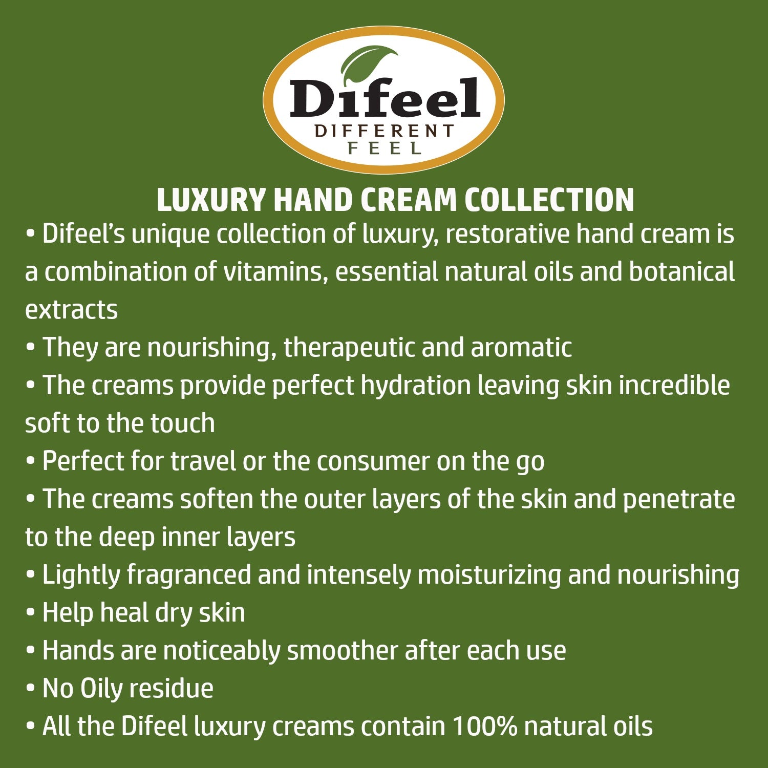 Difeel Luxury Moisturizing Hand Cream - 12 Piece Gift Set