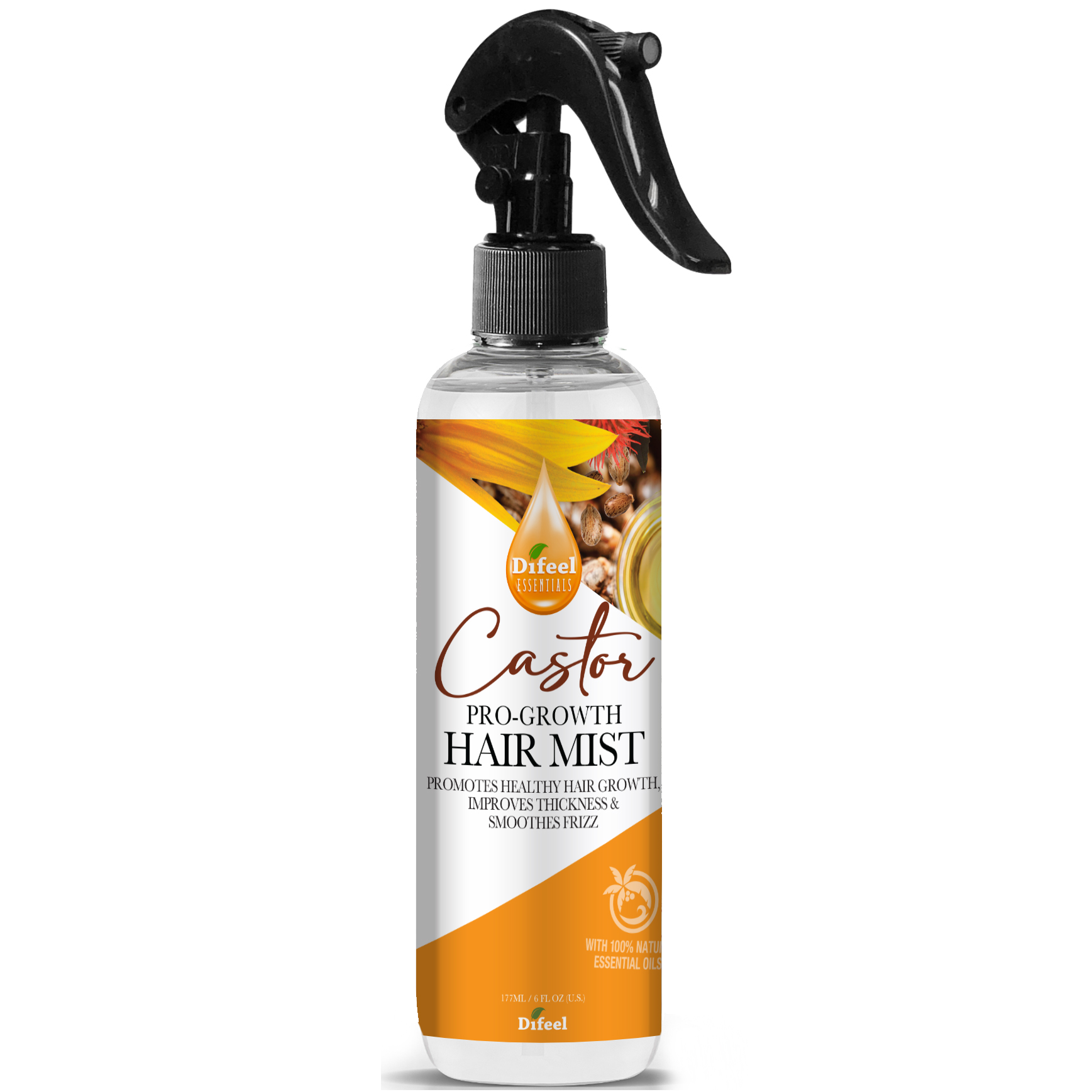 Difeel Essentials Castor Pro-Growth - Hair Mist 6 oz.