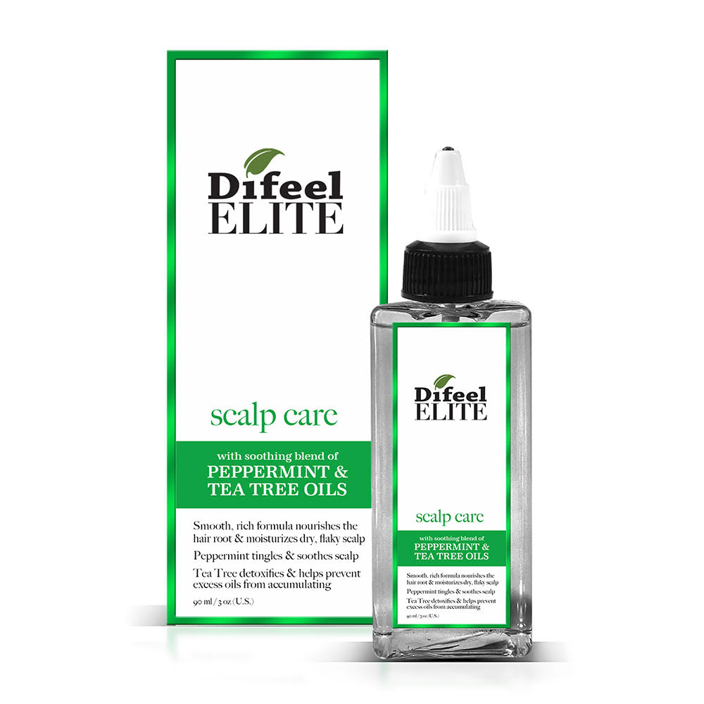 thumbnail interactive-video image 1 of Difeel Premium Natural Hair Oil With Tea Tree Oil - 2.5oz 2-Pack For Dry Scalp & Healthy Hair 1 of 1