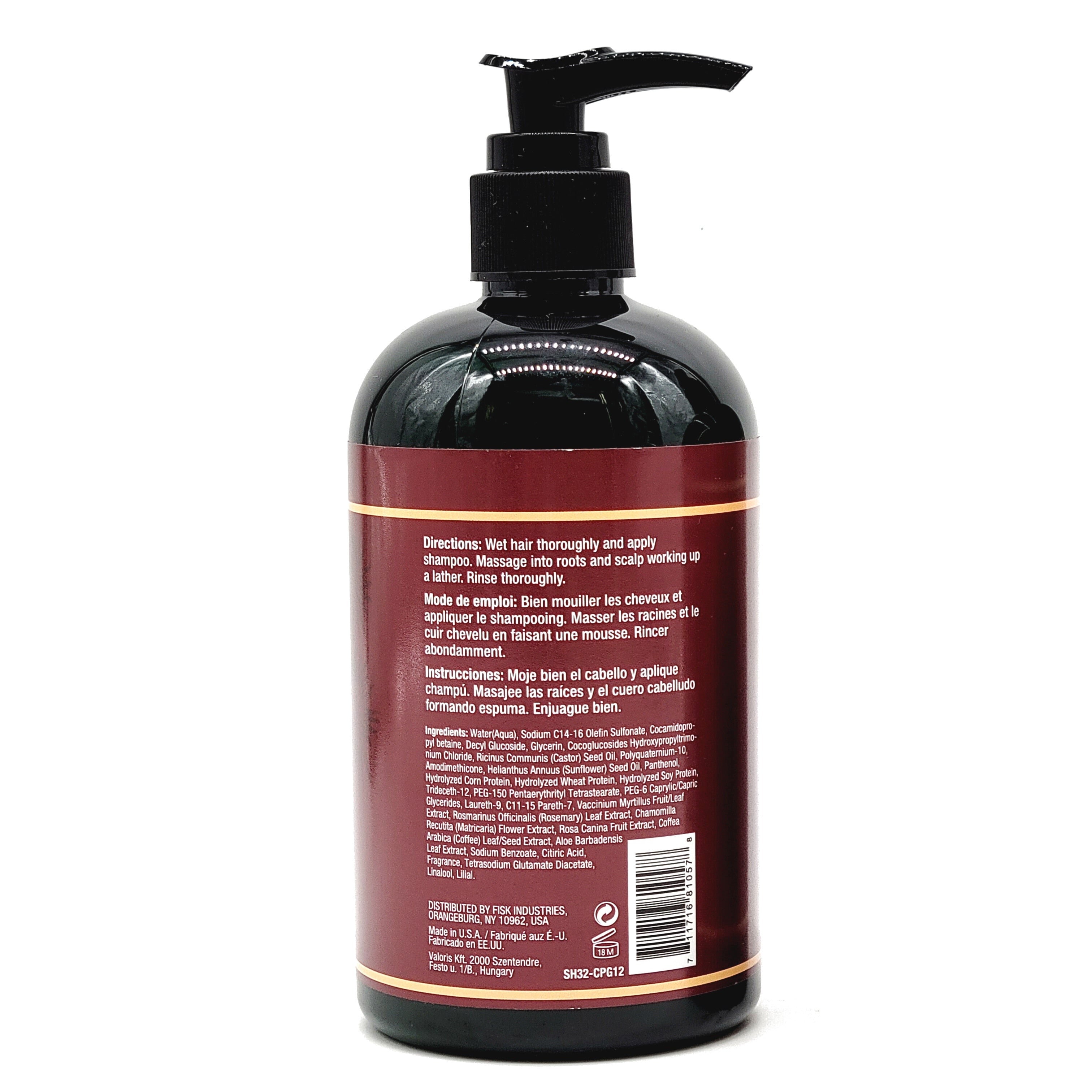 Difeel Castor Pro-Growth Shampoo 12 oz.