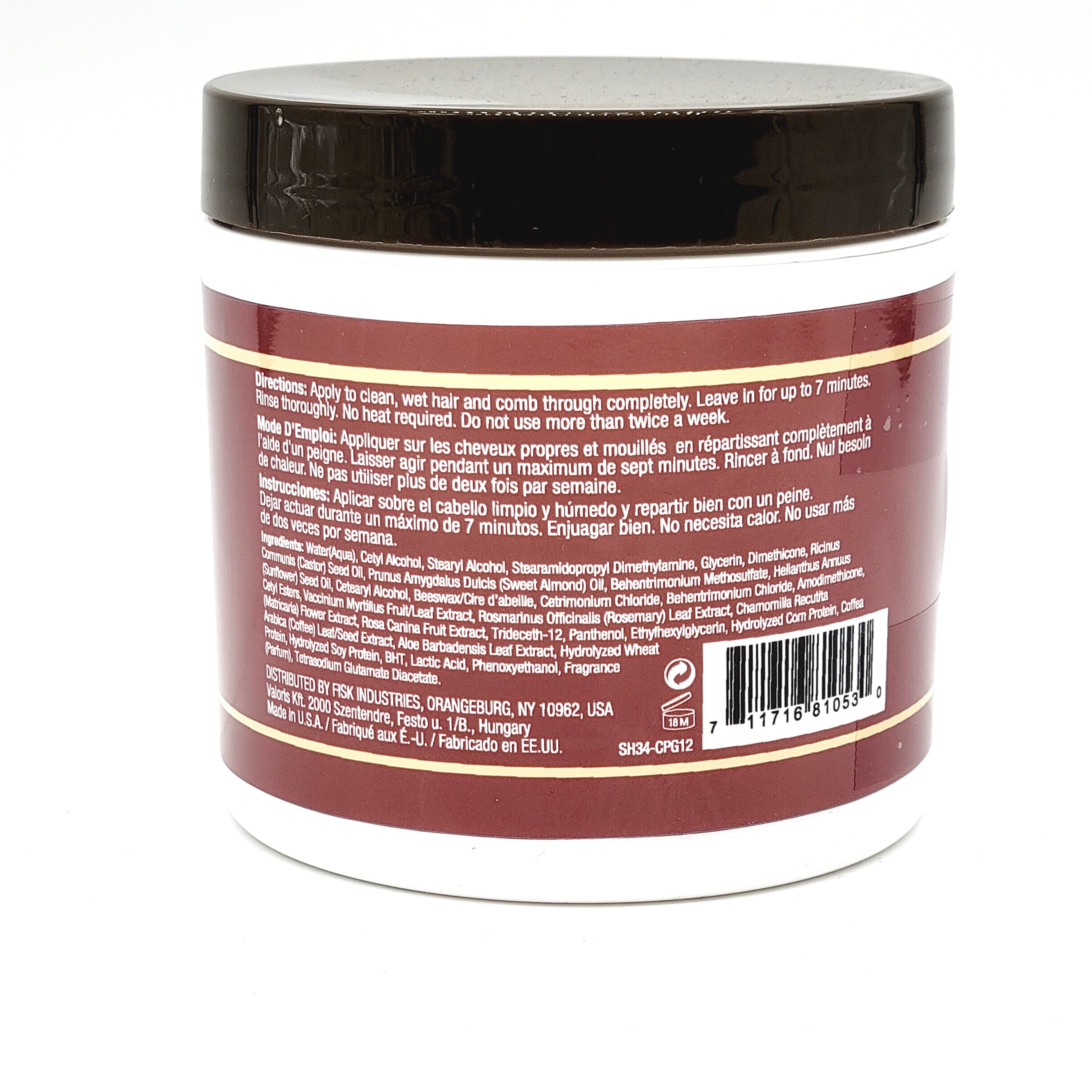 Difeel Castor Pro-Growth Hair Mask 12 oz.