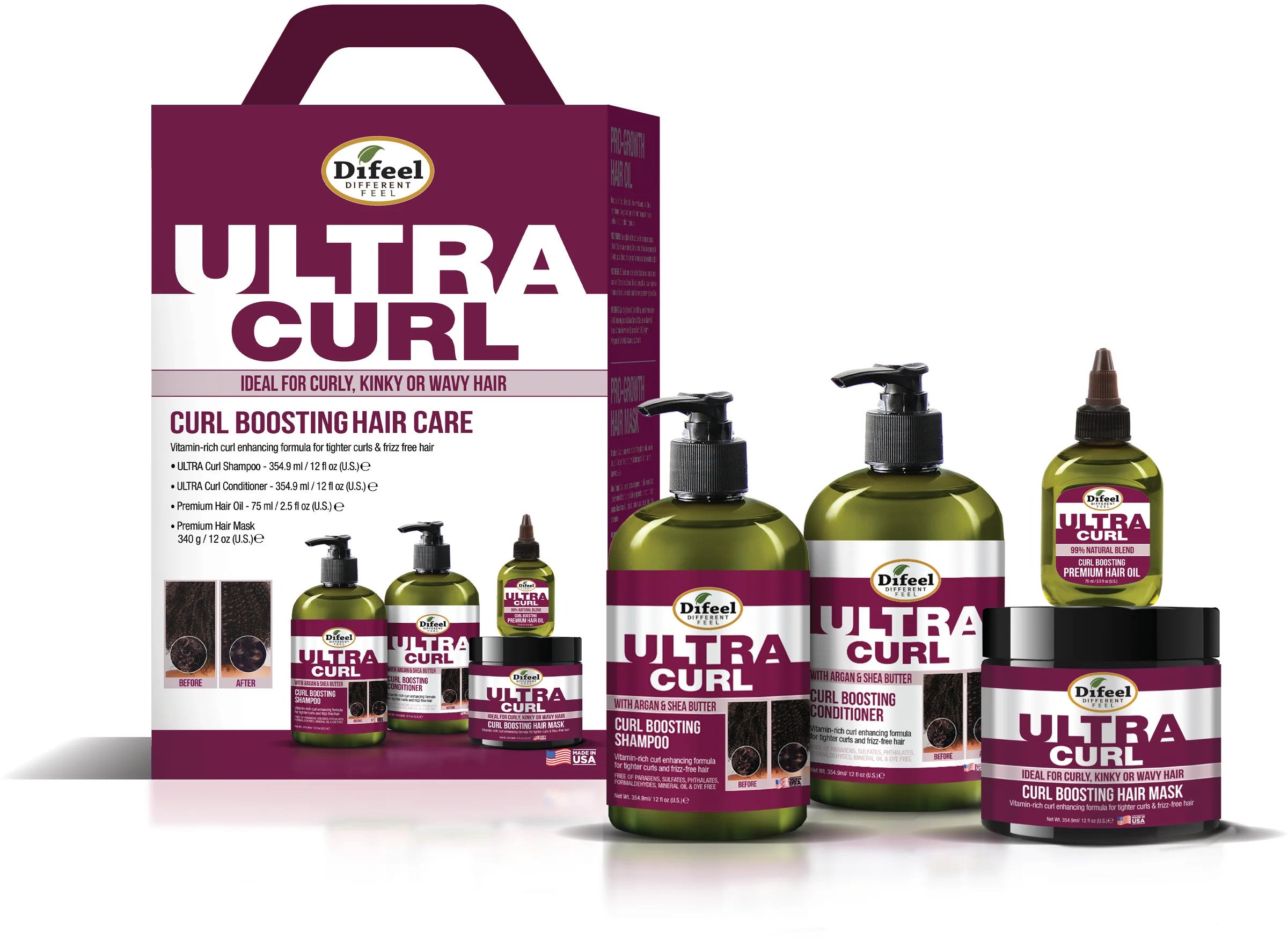 Ultra Curl Hair Care Line
