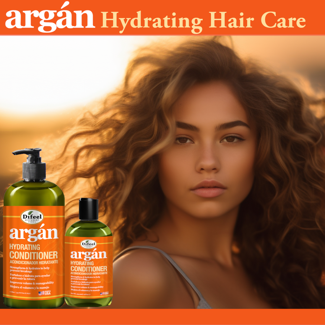 Difeel Argan Hydrating Conditioner 33.8 oz.