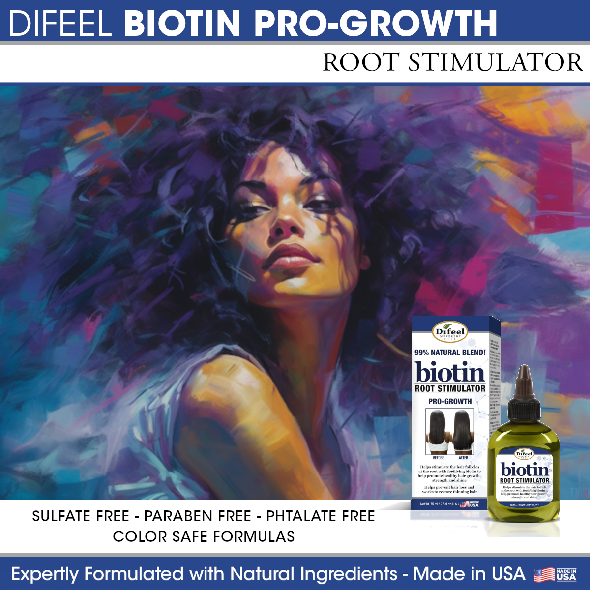 Difeel Biotin Pro-Growth Root Stimulator 7.1 Ounce