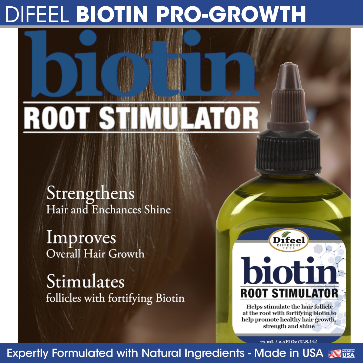 Difeel Biotin Pro-Growth Root Stimulator 7.1 Ounce