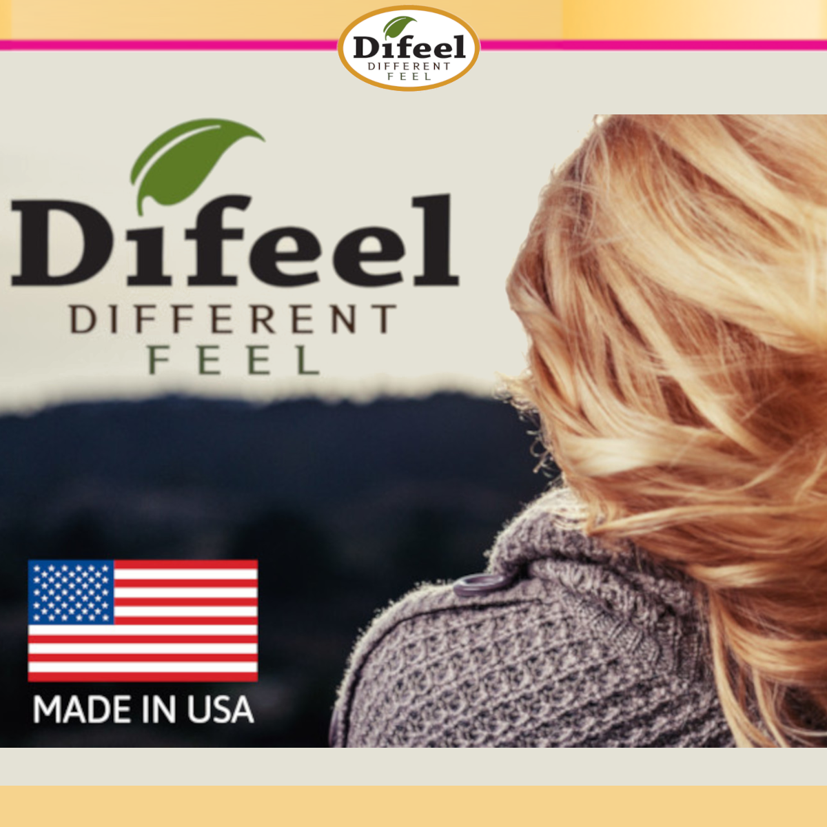 Difeel Bond & Repair Leave in Hair Treatment for Severely Damaged Hair 2.5 oz.