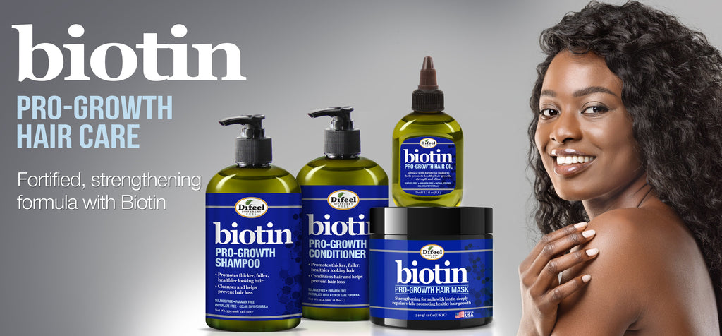 Explore Difeel Biotin Pro-Growth Hair Care Products