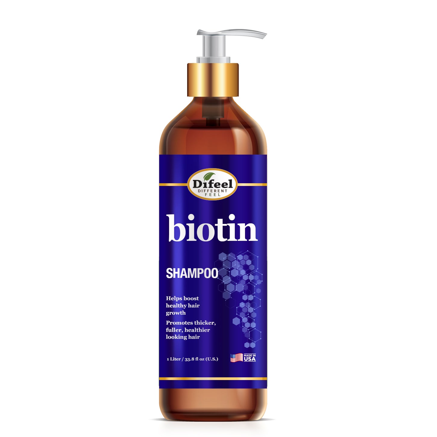 Difeel Elevated Biotin Shampoo 33.8 oz.