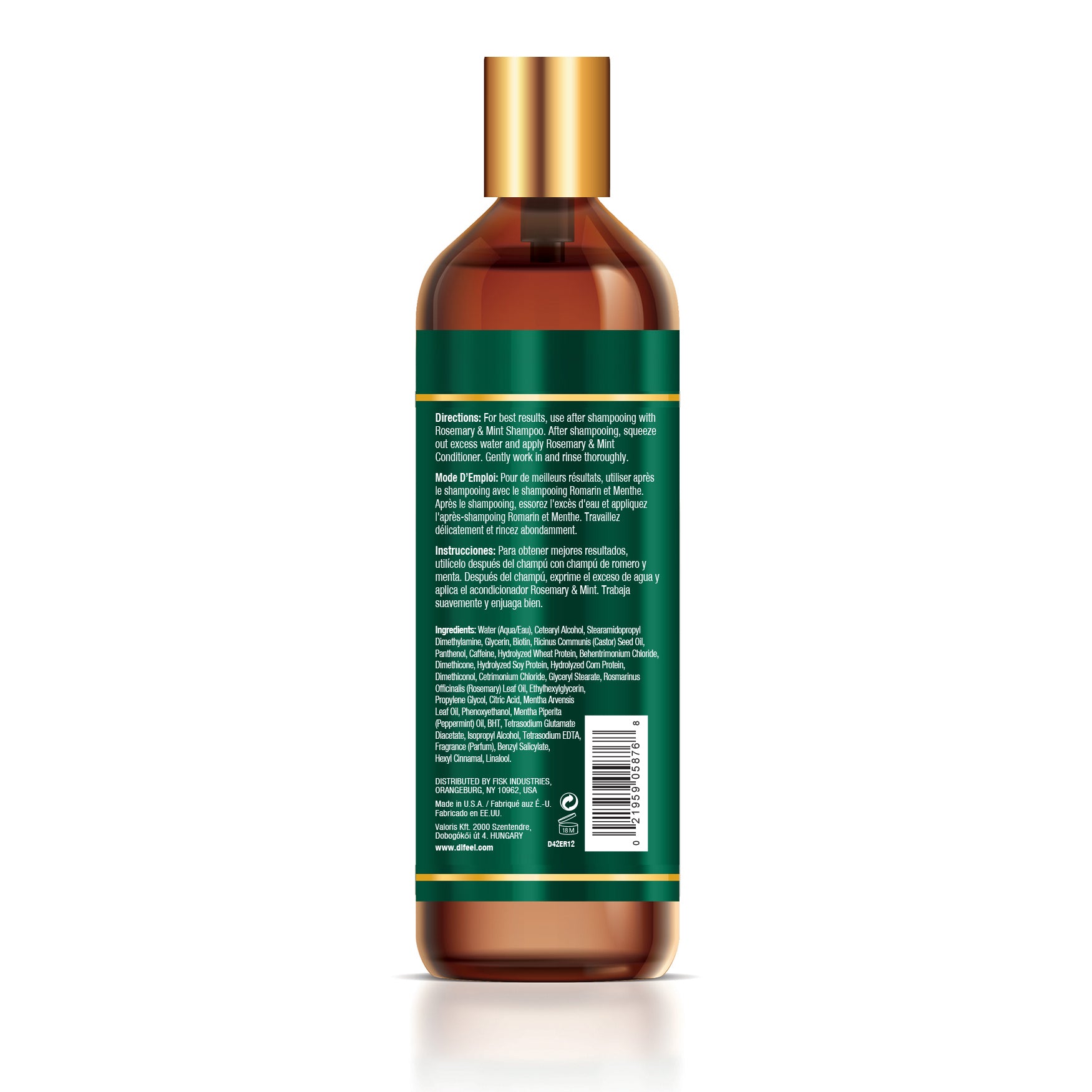 Difeel Elevated Rosemary and Mint Conditioner 12 oz.