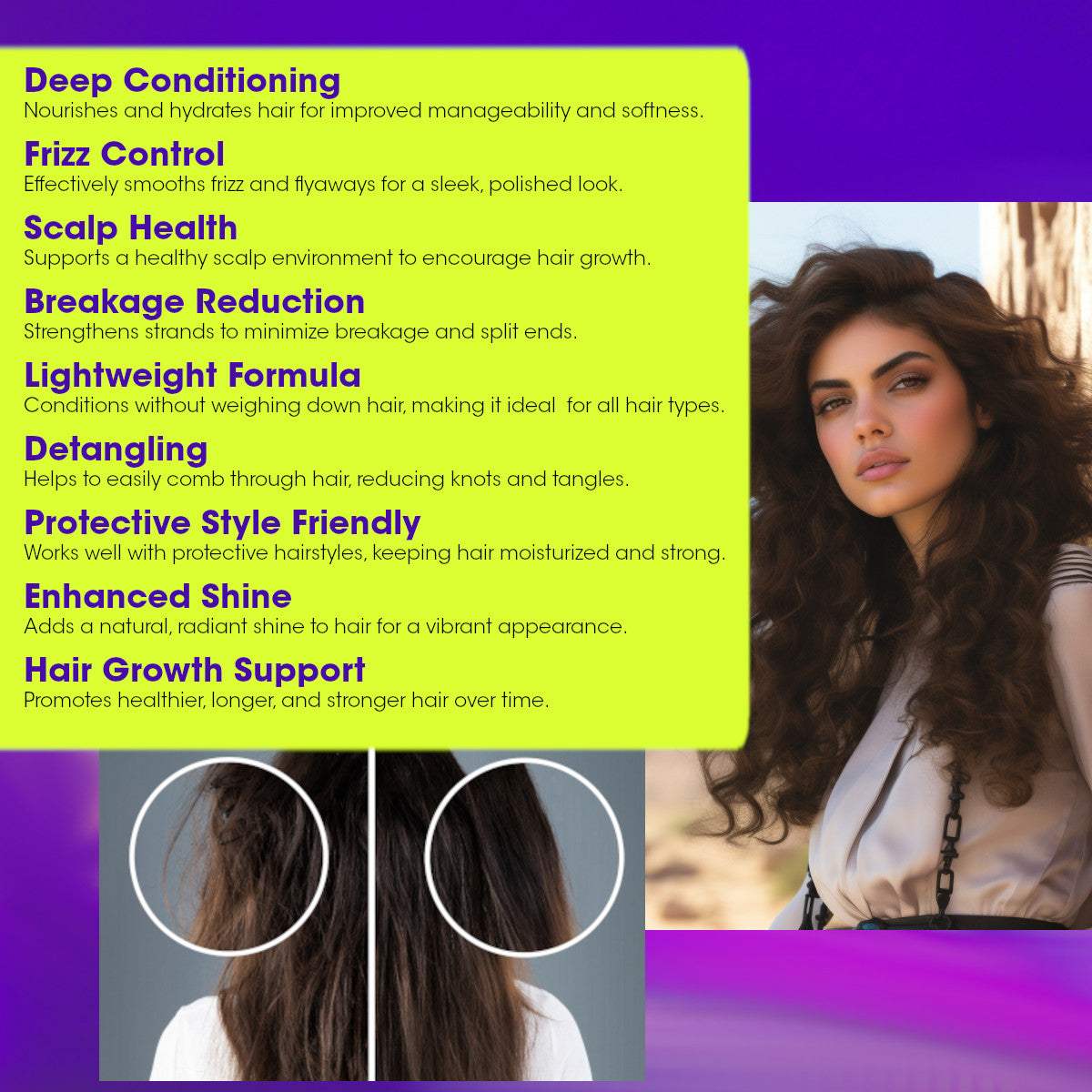 Difeel Root, Repair & Growth Conditioning Leave-in Spray 8 oz.