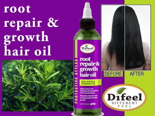 Difeel Protective Styles Root Repair and Growth Hair Oil 8 oz.