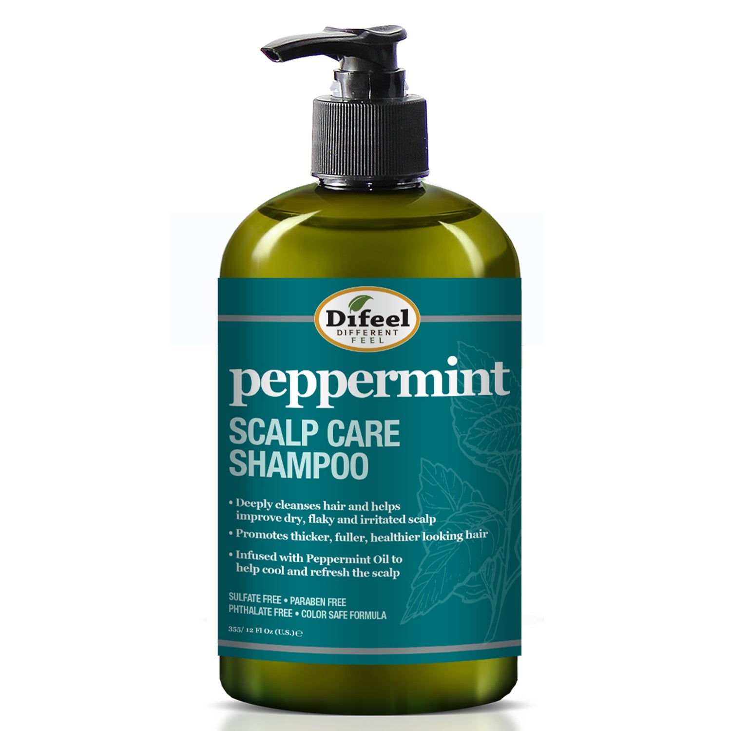 Difeel Peppermint Scalp Care Shampoo & Conditioner 12 oz. 2-PC Gift Box