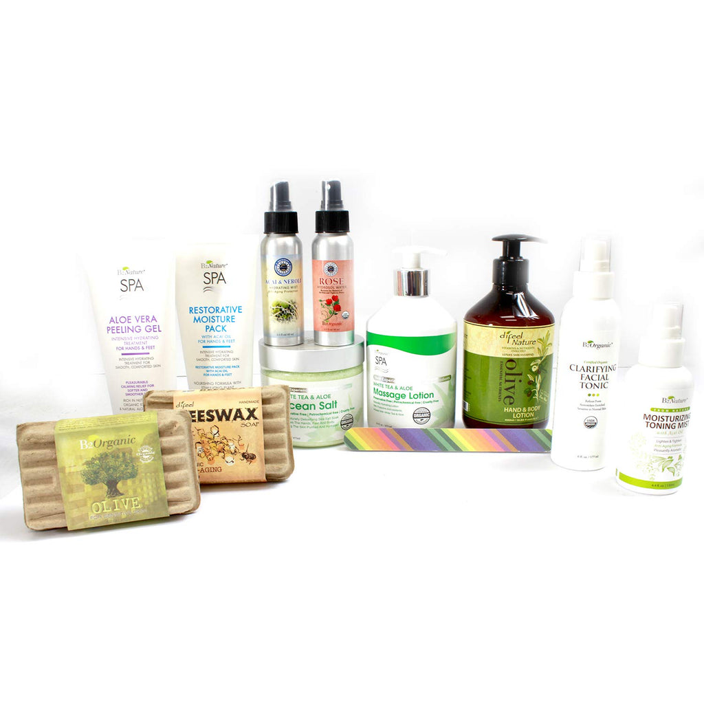 Difeel Valentine's Gift Set, Spa Bath & Body 13 PC. Collection Box