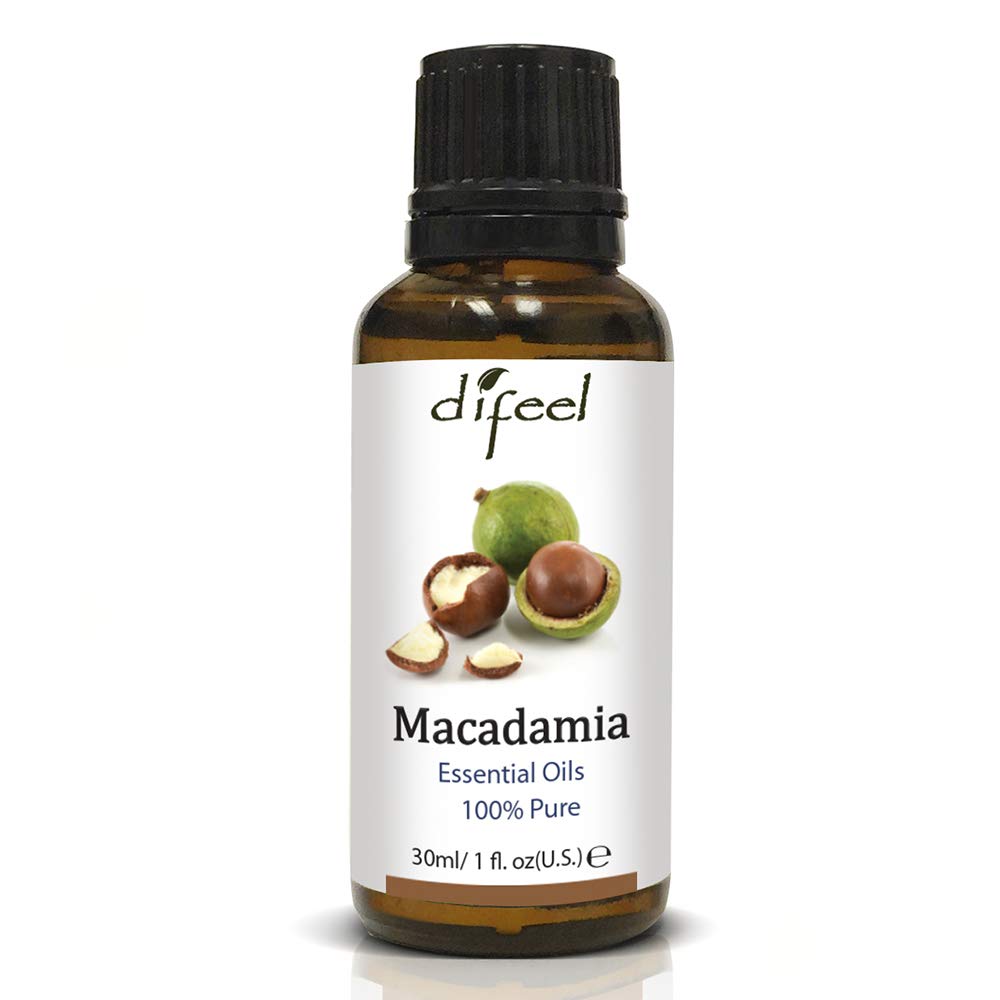 Difeel 100% Pure Essential Oil - Macadamia Oil 1 oz.