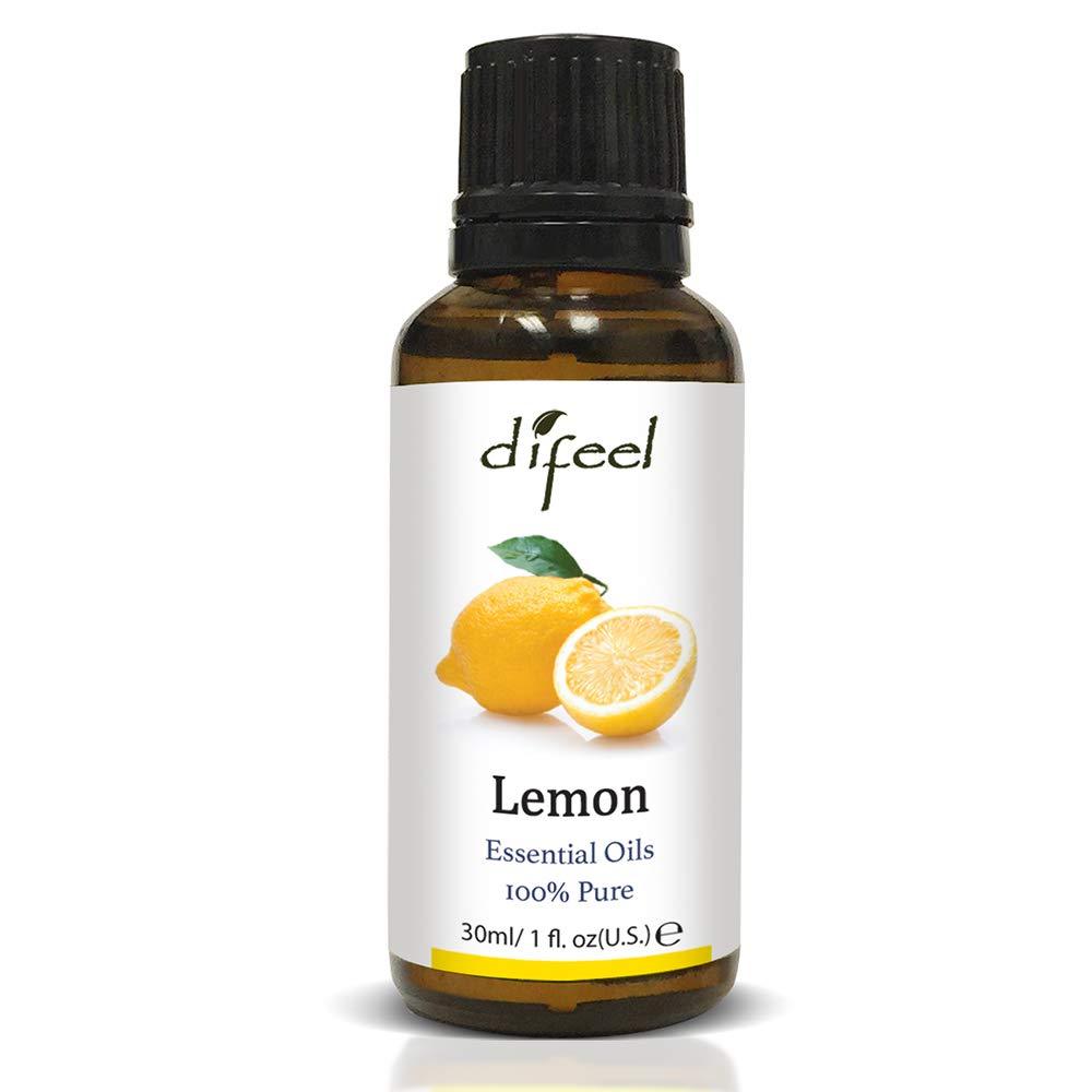Difeel 100% Pure Essential Oil - Lemon Oil 1 oz. (Pack of 2)