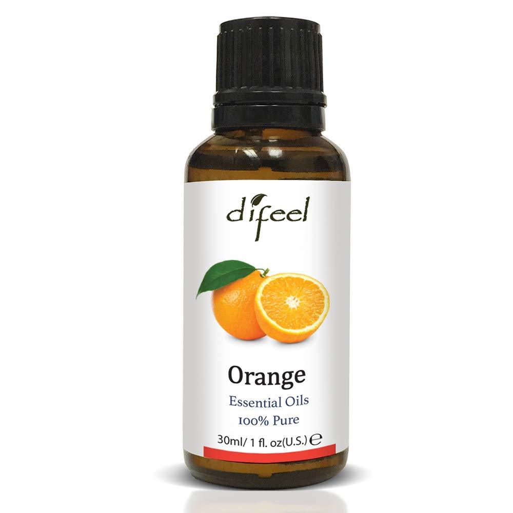 Difeel 100% Pure Essential Oil - Orange Oil 1 oz. (Pack of 2)