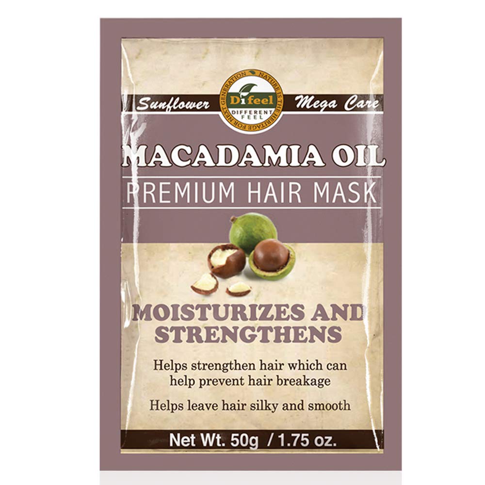 Difeel Premium Deep Conditioning Hair Mask - Macadamia Oil 1.75 oz.