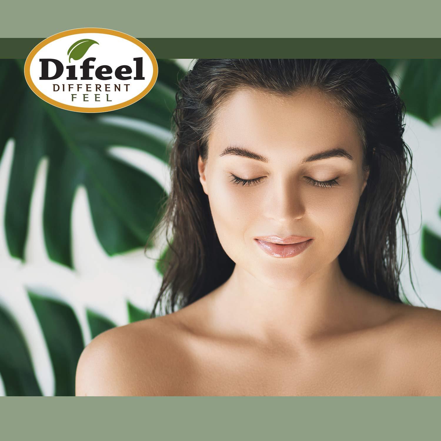 Difeel Ultra Growth Basil & Castor Hair Oil Leave in Conditioning Spray 6 oz. (PACK OF 2)