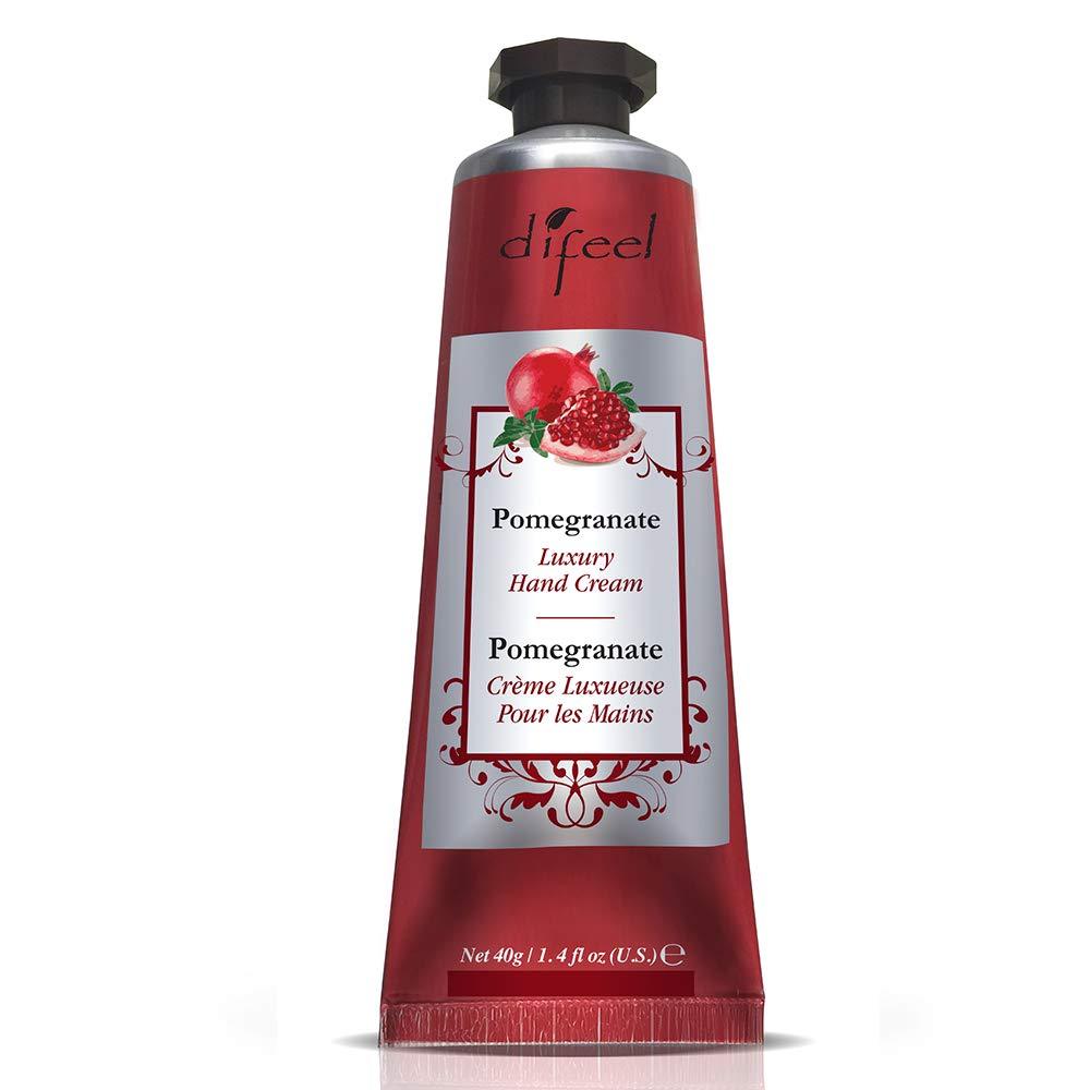 Difeel Luxury Moisturizing Hand Cream - Pomegranate 1.4 oz. (PACK OF 2)