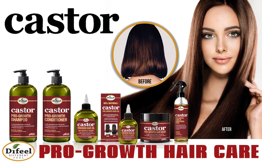 Difeel Castor Pro-Growth Hair Oil 7.1 oz.