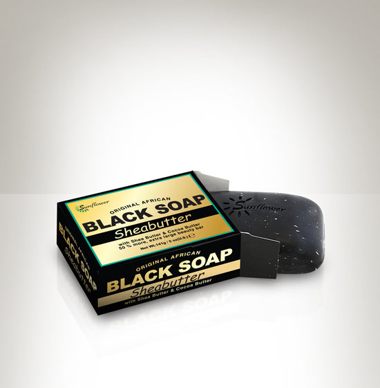 Difeel Original African Black Soap - Shea Butter 5 oz.