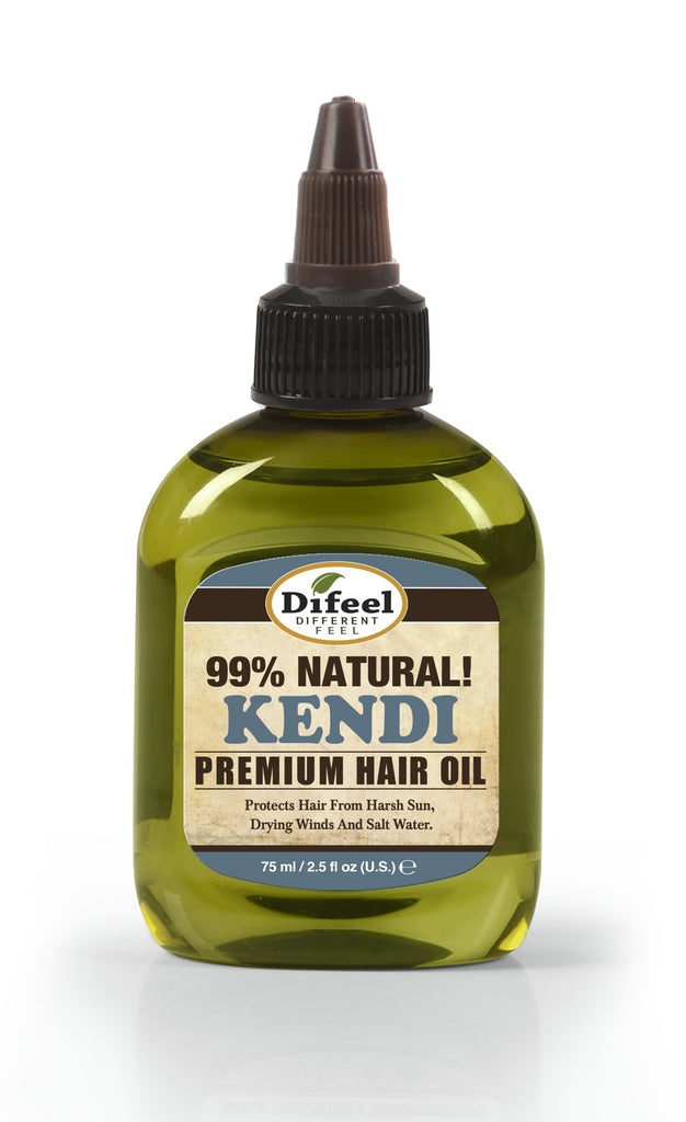Difeel Premium Natural Hair Oil - Kendi Oil for Damaged Hair 2.5 oz. (PACK OF 2)