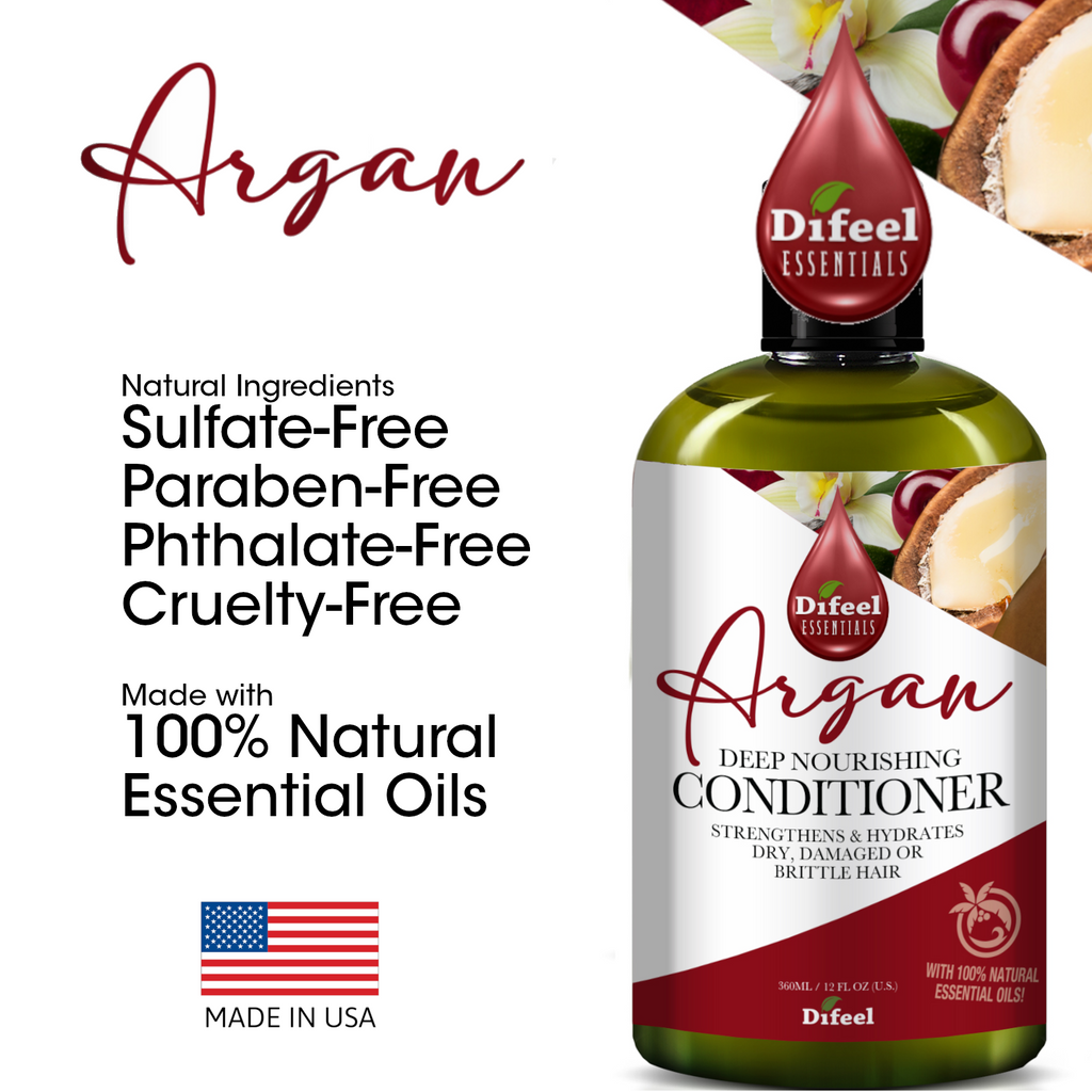 Difeel Essentials Deep Nourishing Argan - Conditioner 12 oz.