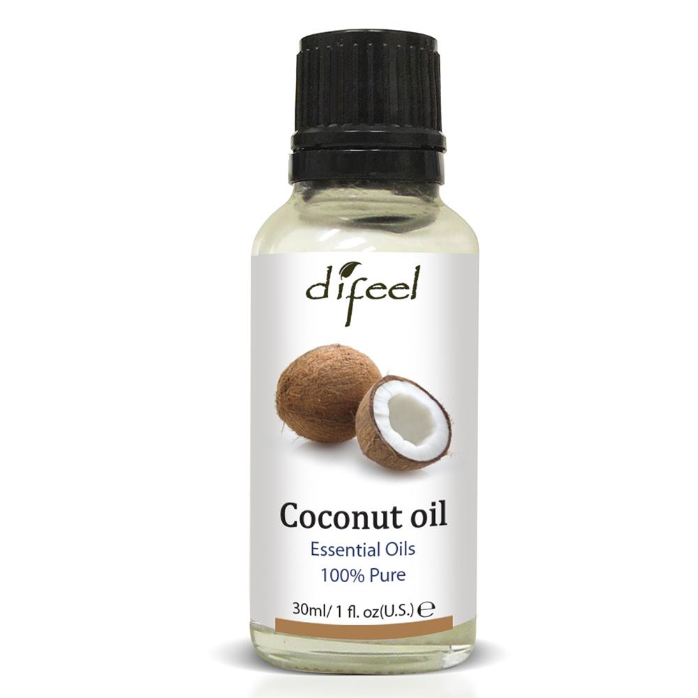 Difeel 100% Pure Essential Oil - Coconut Oil 1 oz. (Pack of 2)