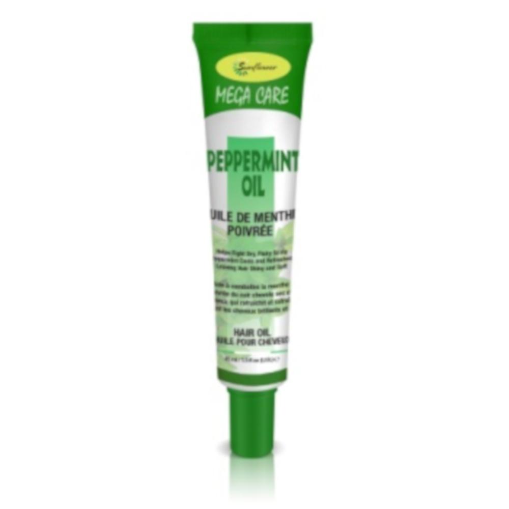 Difeel Mega Care Tube Hair Oil - Peppermint Oil 1.4 oz. (PACK OF 2)