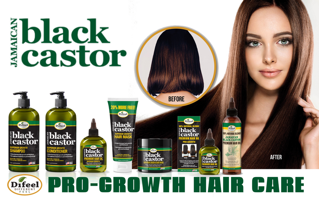 Difeel 99% Natural Premium Jamaican Black Castor Hair Oil 7.1 oz.