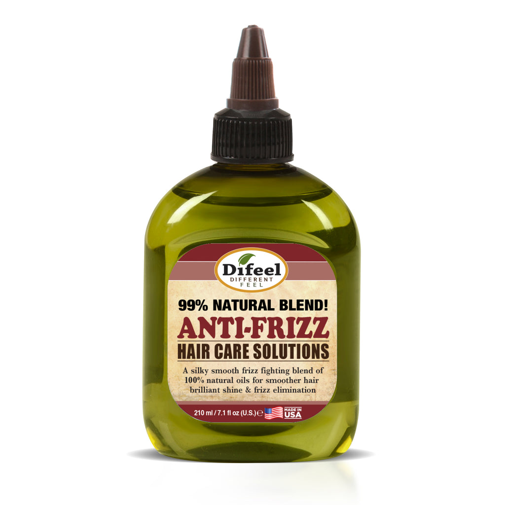 Difeel 99% Natural Hair Care Solutions - Anti-frizz Hair Oil 7.1 oz.