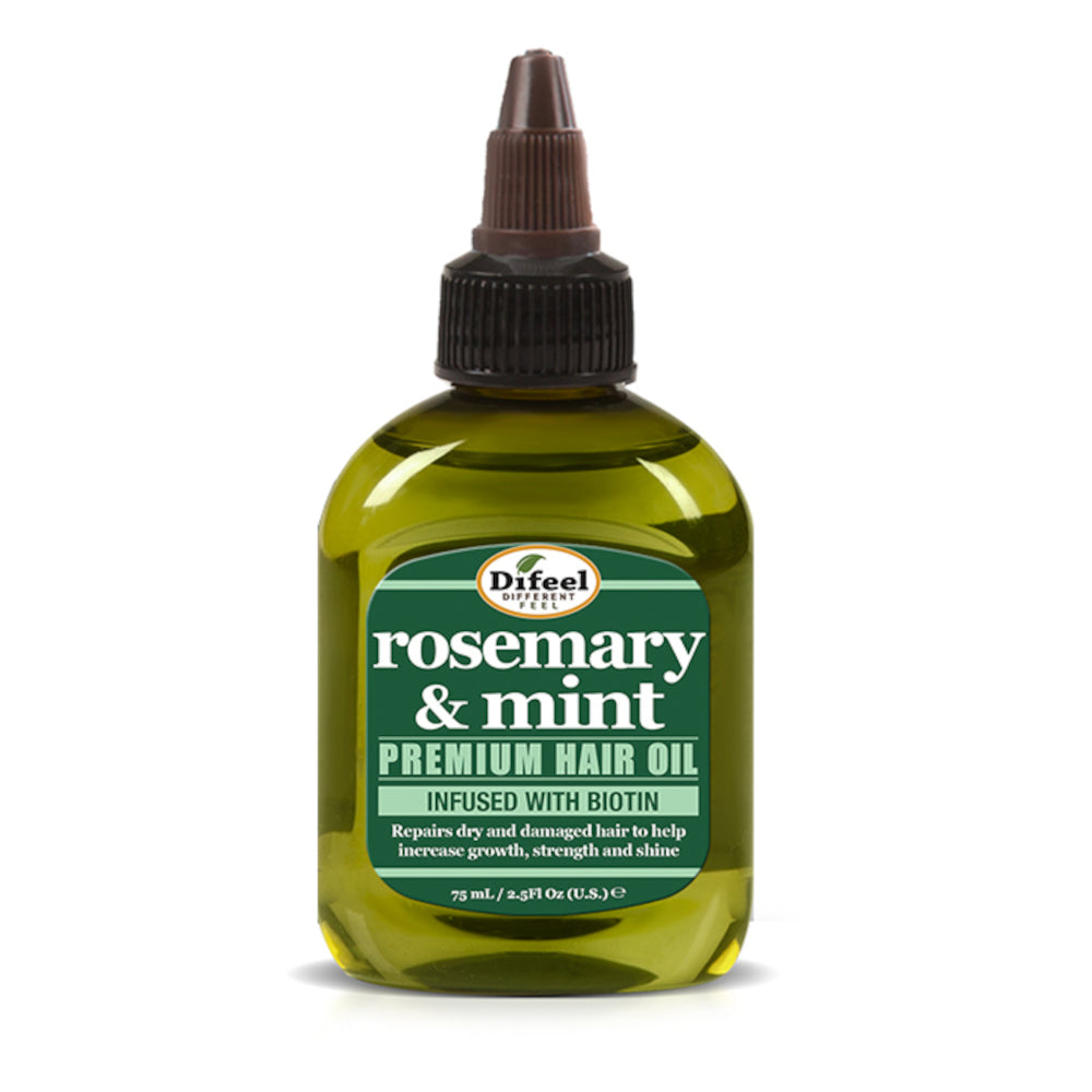 Difeel Rosemary and Mint Premium Hair Oil with Biotin 2.5 oz.