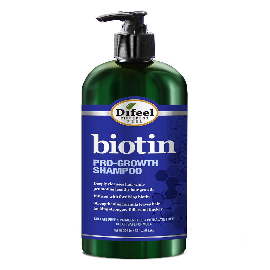 Difeel Biotin Pro-Growth Shampoo 12 oz. (PACK OF 2)