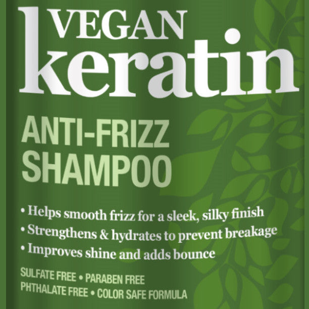 Difeel Vegan Keratin Anti Frizz Shampoo 33.8 oz