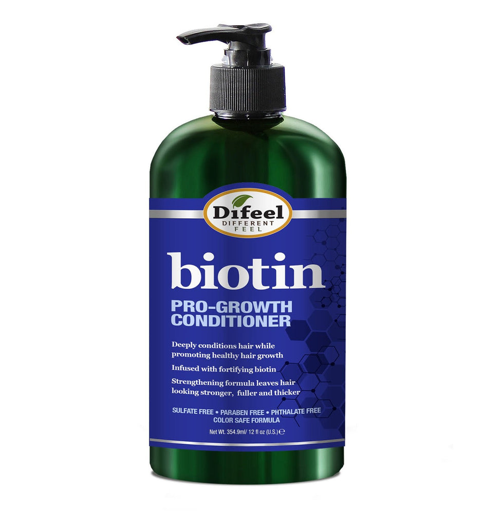 Difeel Biotin Pro-Growth Shampoo and Conditioner 2-PC Gift Set - Shampoo 12 oz.  and Conditioner 12 oz.