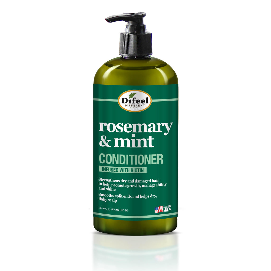 Difeel Rosemary and Mint Hair Strengthening Conditioner with Biotin 33.8 oz.
