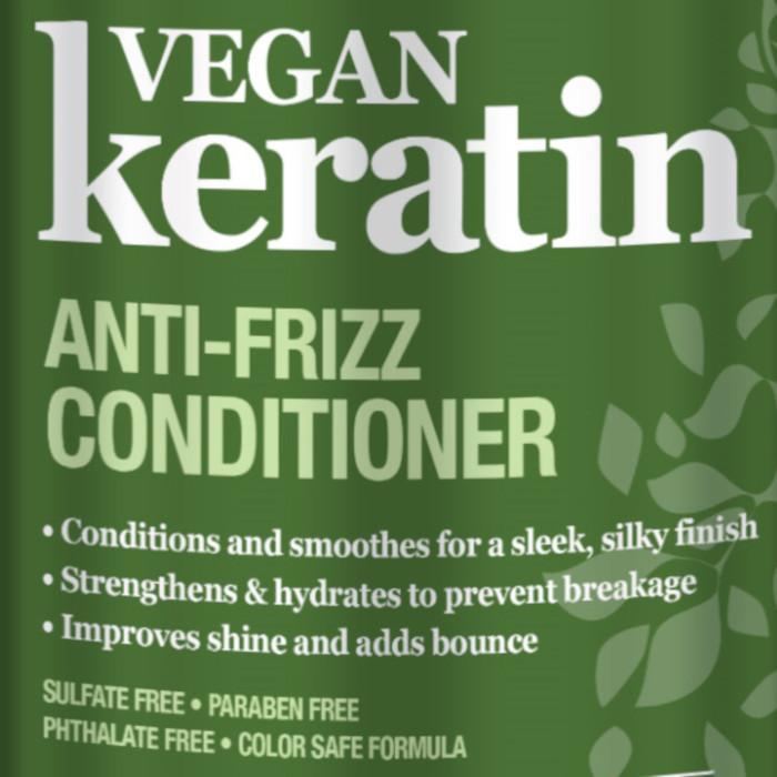 Difeel Vegan Keratin Anti Frizz Conditioner 33.8 oz. (Pack of 2)