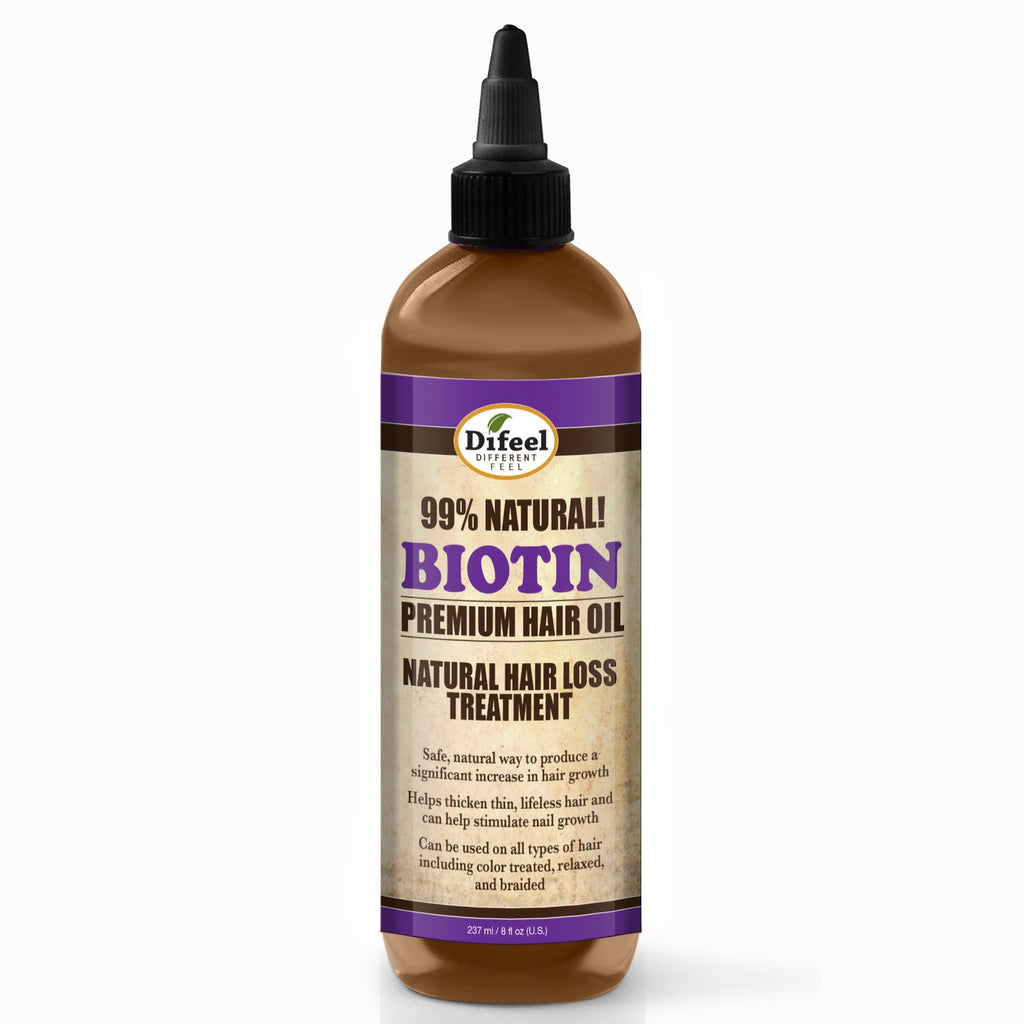 Difeel Biotin Premium Natural Hair Oil 7.1 oz. (PACK OF 2)
