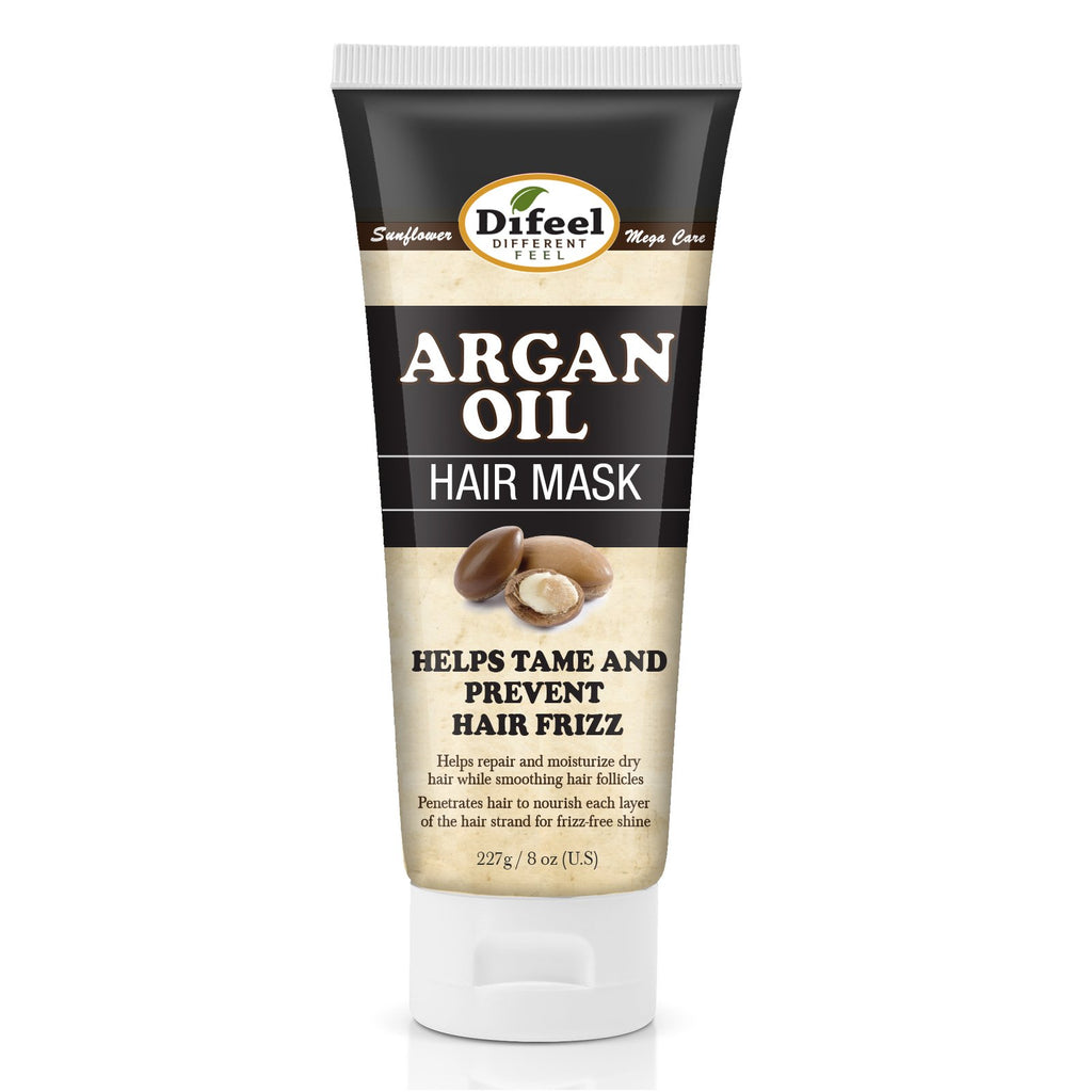 Difeel Argan Oil Hair Mask for Dry Hair 8 oz. (Pack of 2)