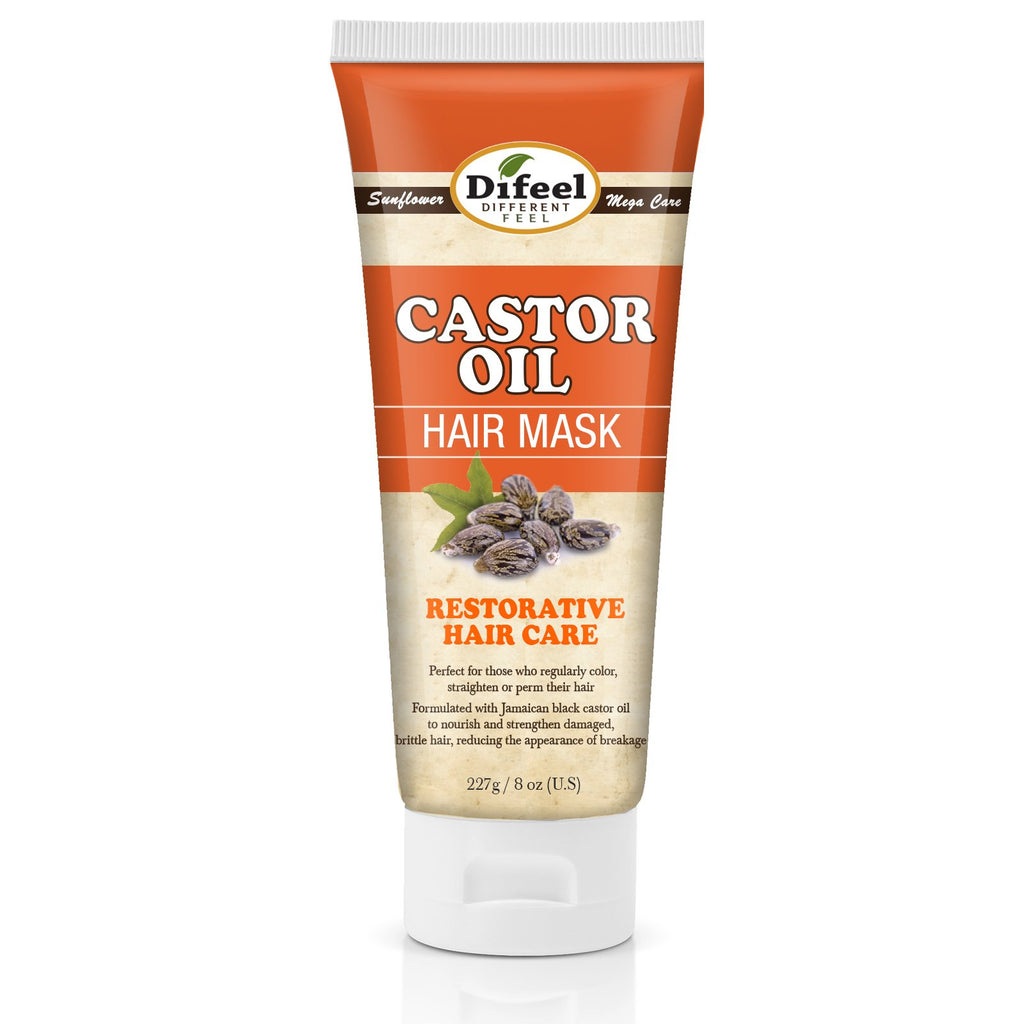 Difeel Castor Oil Hair Mask 8 oz. (Pack of 2)