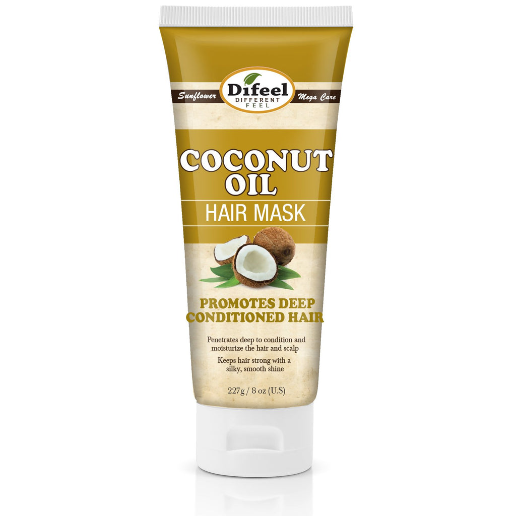 Difeel Coconut Oil Hair Mask 8 oz. (Pack of 2)