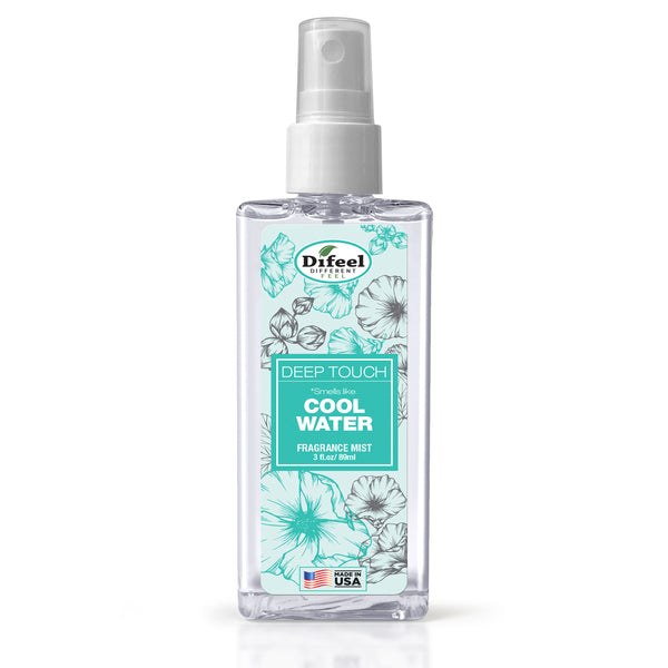 Difeel Deep Touch Body Mist: Cool Water Scent | Made in Usa-3 oz