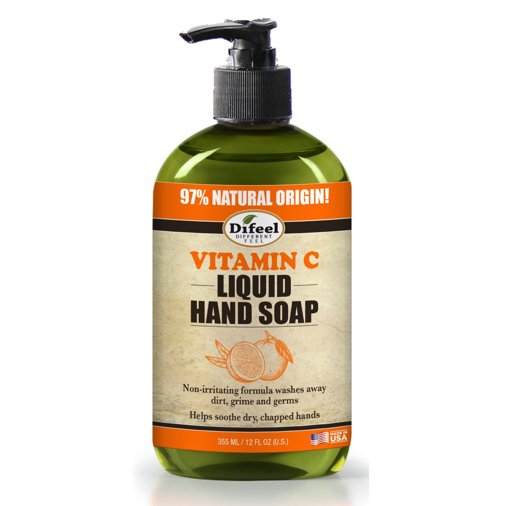 Difeel Vitamin C Liquid Hand Soap 12 oz. (PACK OF 2)