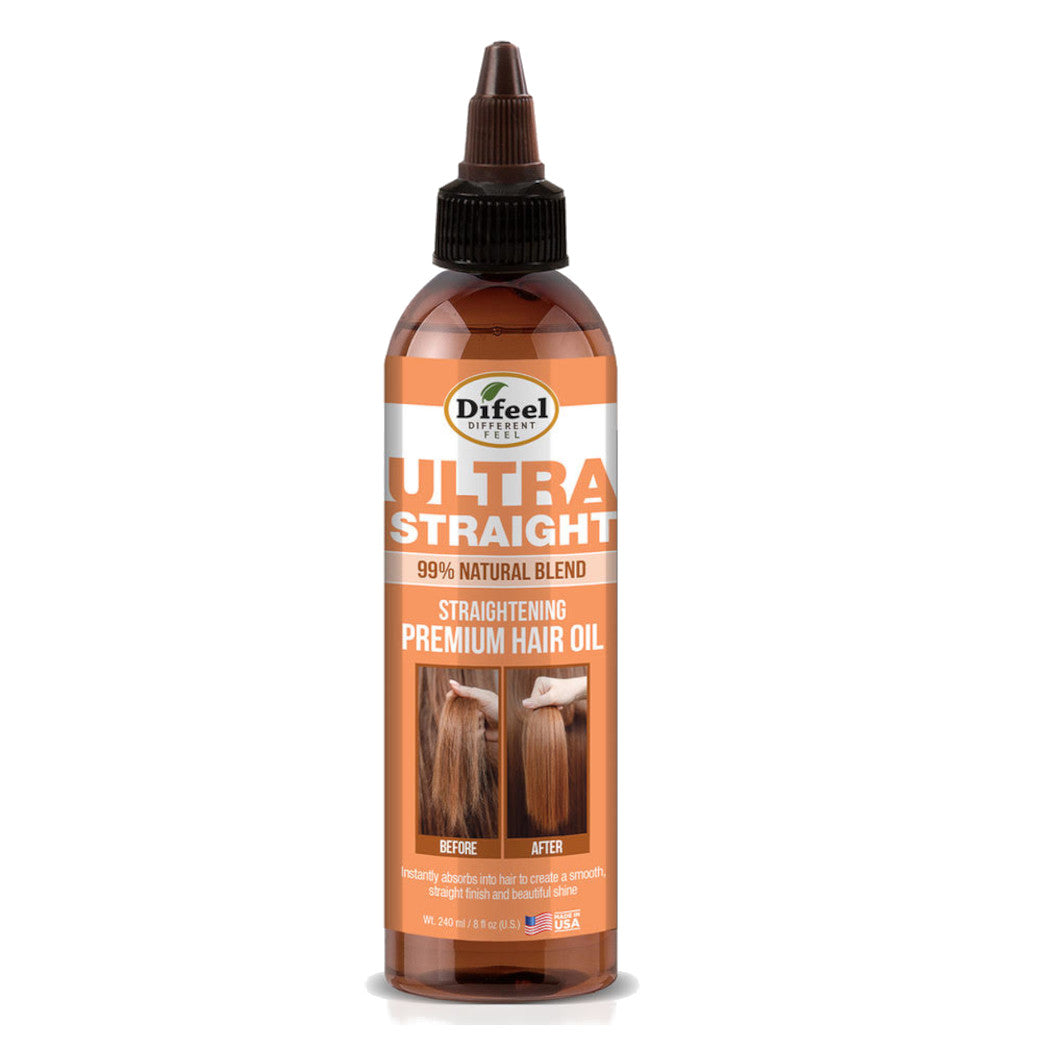 Difeel 99% Natural Premium Ultra Straight Hair Oil 8 oz