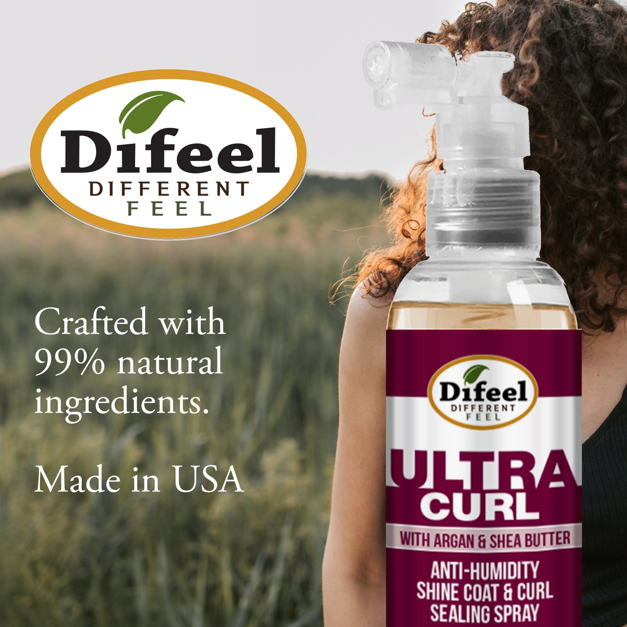 Difeel Ultra Curl Anti-Humidity Sealing Spray 8 oz.