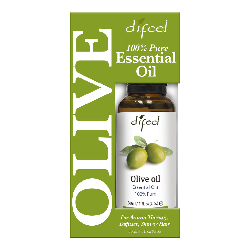 Difeel 100% Pure Essential Oil - Olive Oil, Boxed 1 oz.