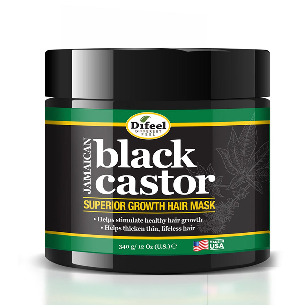 Difeel Superior Growth Jamaican Black Castor 3-PC Hair Care Set - Includes 12 oz. Shampoo, 12 oz. Hair Mask & 2.5 oz. Root Stimulator