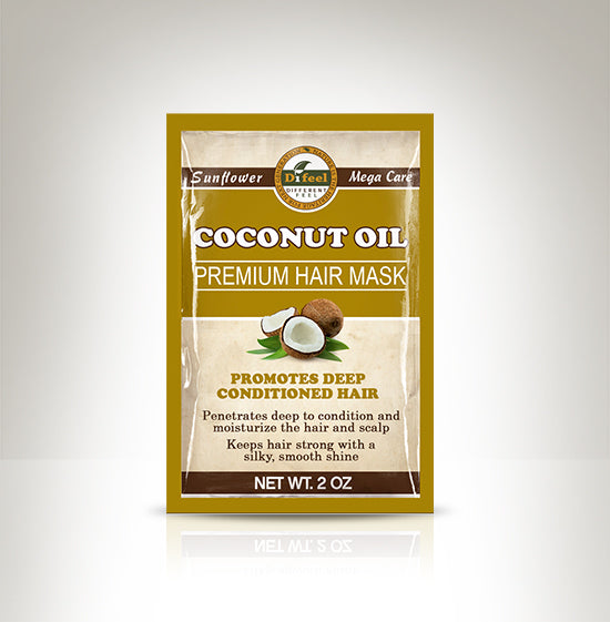 Difeel Premium Deep Conditioning Hair Mask - Coconut Oil 1.75 oz.