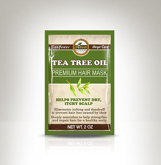 Difeel Premium Hair Mask- Tea Tree Oil 1.75 oz. (Pack of 2)